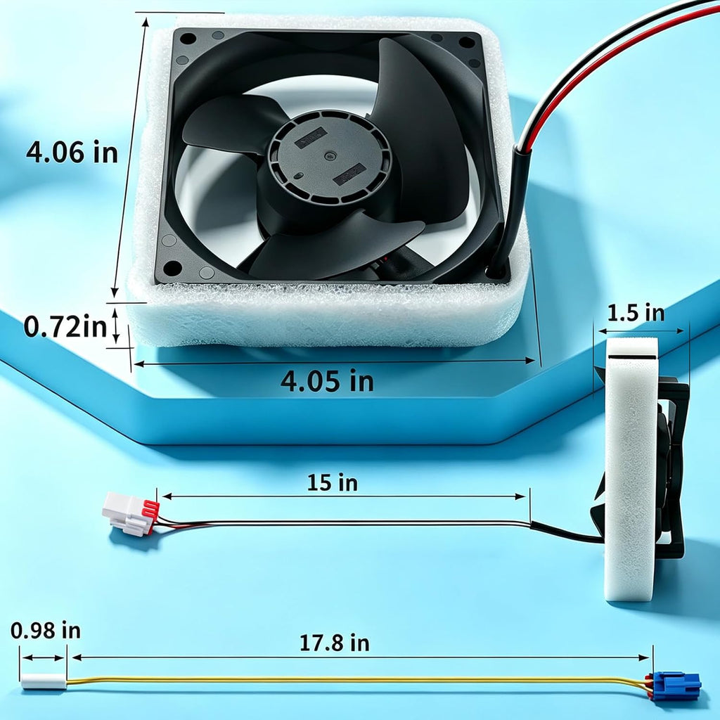 Refrigerator Evaporator Fan Replacement for Samsung RF18HFENBSR & More