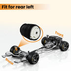 MILLISEC Rear Left Air Spring Bag for Benz E-Class (W212) 2010-2015