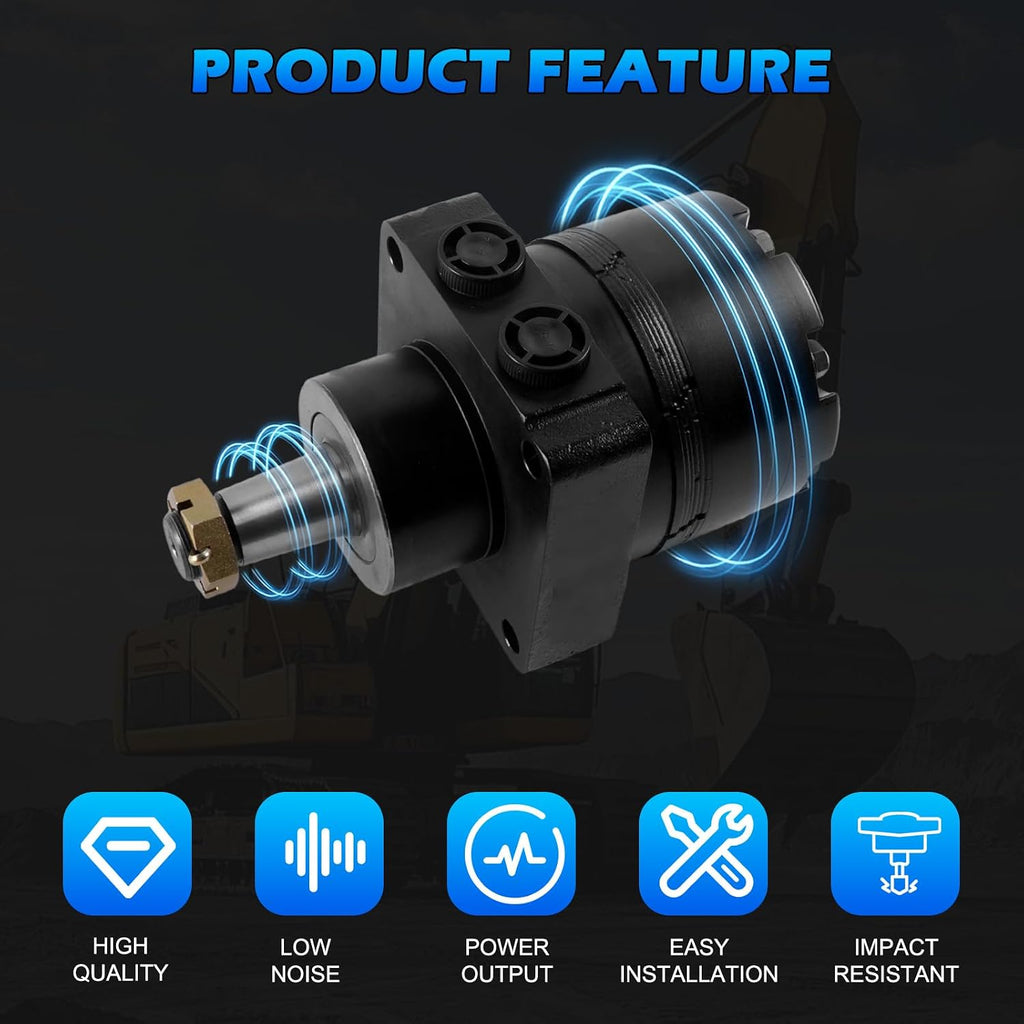 BMER-2-300-WS-T4-S Hydraulic Wheel Motor Replacement for Parker Dynamic