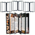 Menu Covers 8.5 x 11 Inch, 6 Page 12 View 4 Pack