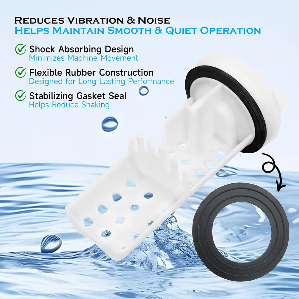 WH23X10027 4977949 Washer Pump Filter Gasket 2 Pack for GFW550SPR5RS
