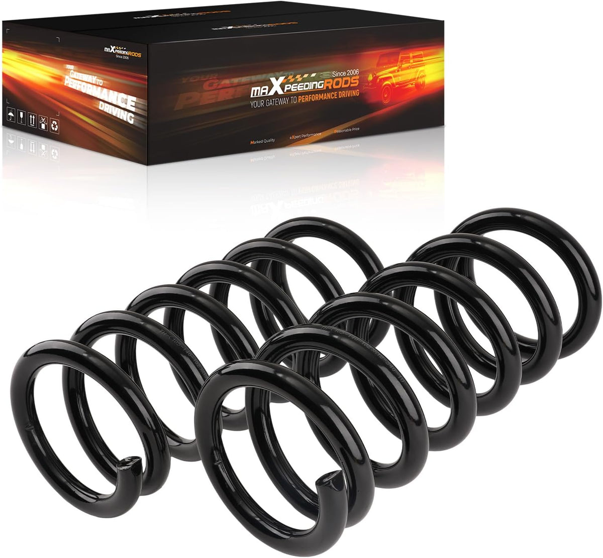maXpeedingrods 2Pcs Front Coil Spring for 14065822 for Chevy S10 1982-1996