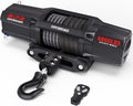 6000 lbs UTV Winch, Waterproof IP67 Electric Trailer 6k Winch with 1/4"×50ft Synthetic Rope,Wireless Remote and Winch