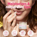 100% Natural Lip Butter Sleeping Lip Mask, Overnight Lip Moisturizer and Conditioner for Dry Lips. Intensive Lip Balm
