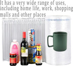 Inflatable Bubble Wrap Roll 7.8inch x 166ft with Pump, Air Pillows for Shipping Packaging, Breakpoint Perforation
