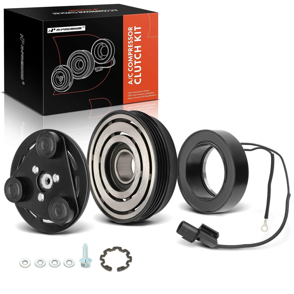 A-Premium Air Conditioner AC Compressor Clutch Kit Compatible with Kia