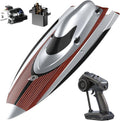 17" Brushless RC Boat for Adults, 45+ KPH, Metal Rudder | 3S 2800mAh Li-po Battery, Self-Righting, High-Speed Racing