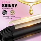 1 1/2 Inch Extra Long Barrel Ceramic Curling Iron for Glamour Waves