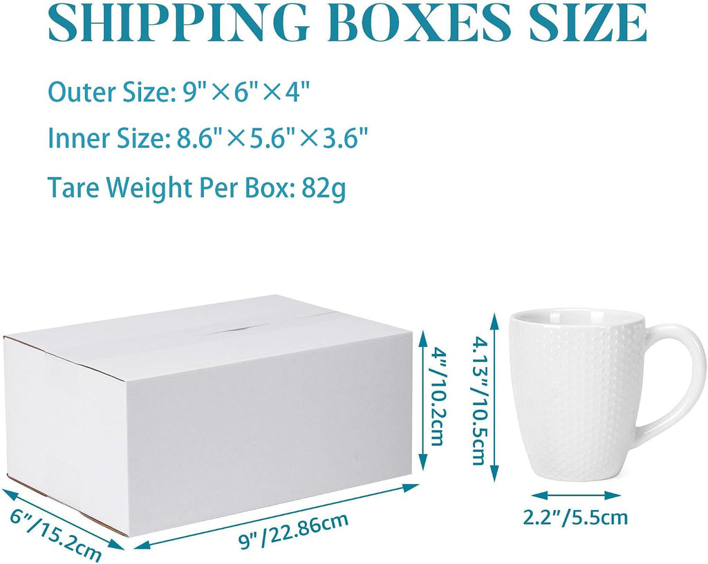 Small Shipping Boxes 9x6x4 Set of 6