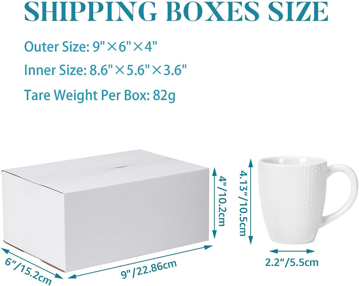 Small Shipping Boxes 9x6x4 Set of 6