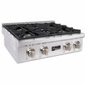 30" Professional Stainless Steel Gas Cooktop Gas Rangetop
