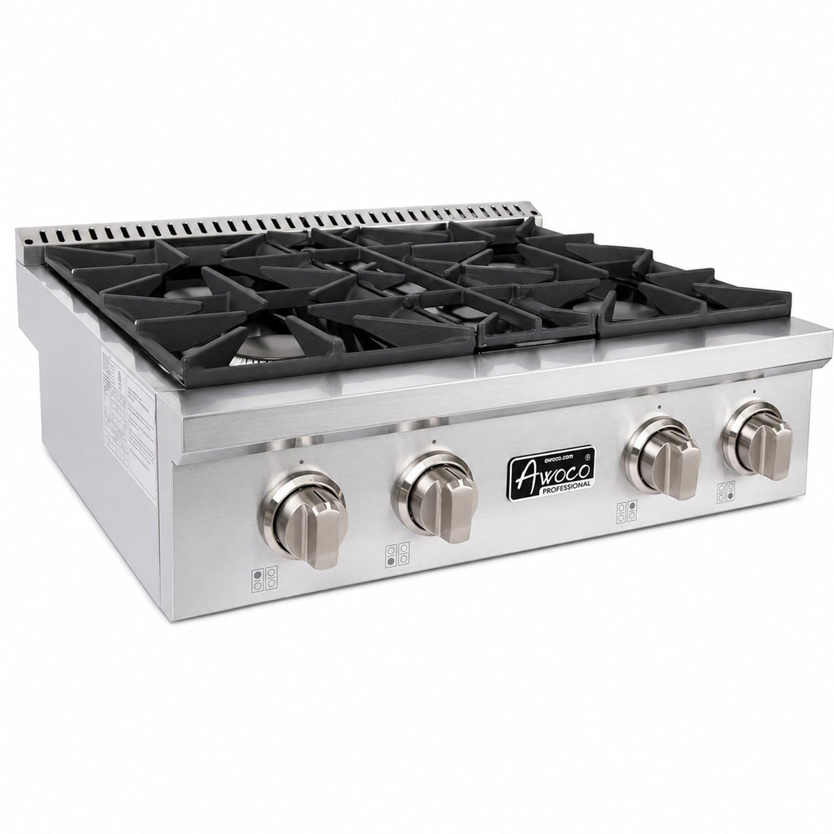 30" Professional Stainless Steel Gas Cooktop Gas Rangetop