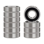 XIKE 10 Pcs 699-2RS Bearings 9x20x6mm, Double Rubber Seals.