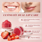 Lip Scrub & Lip Mask Set, Strawberry