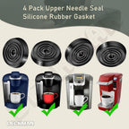4 Pcs Replace Needle Seal Silicone Rubber Gasket - for Keurig Coffee Maker