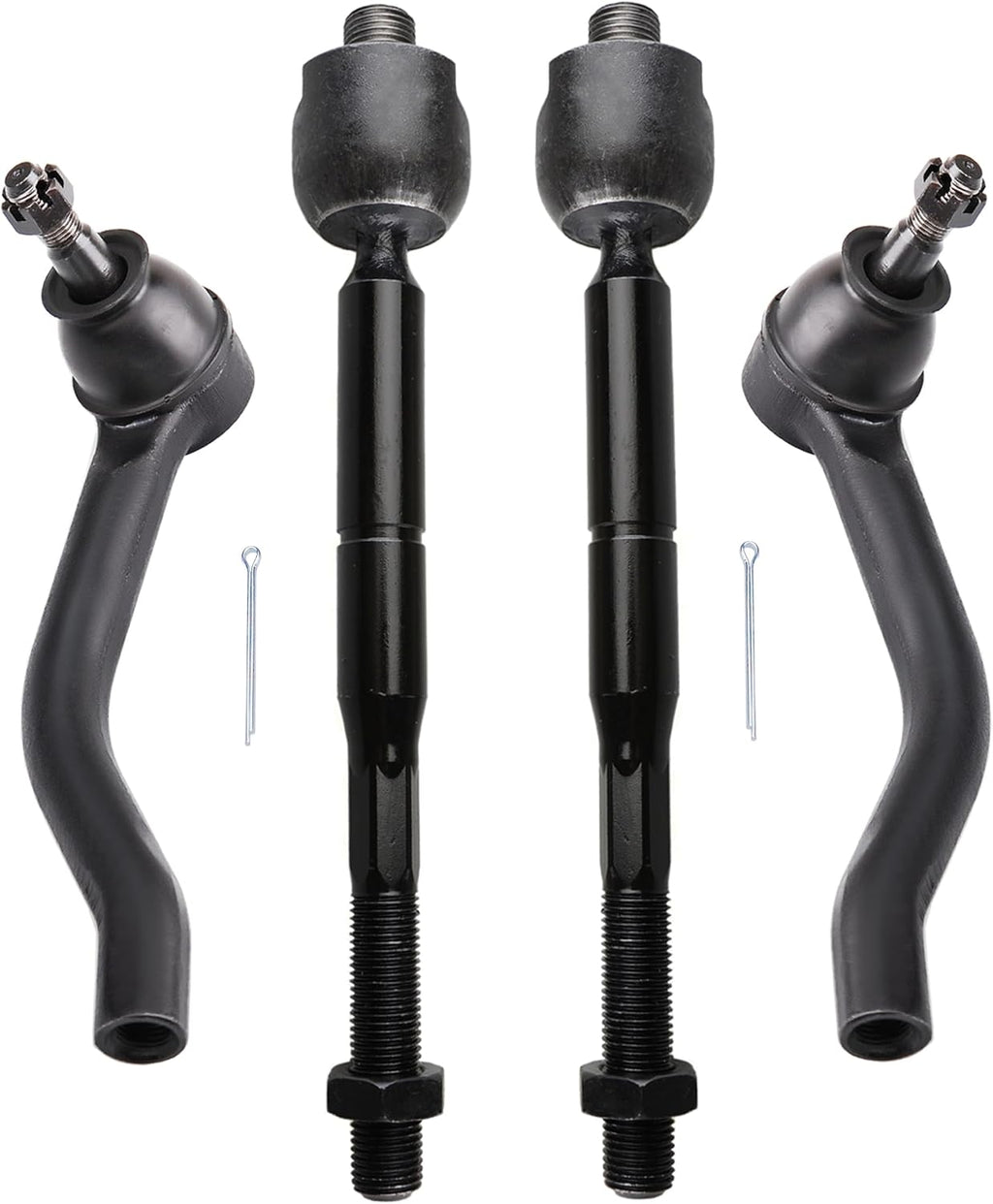 4pc Front Inner and Outer Tie Rod Ends for Nissan Altima 2013-2018
