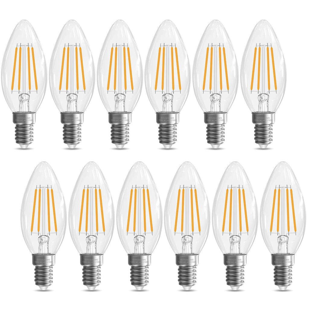 E12 Candelabra Bulb 40 watt Equivalent, E12 LED Bulb Soft White