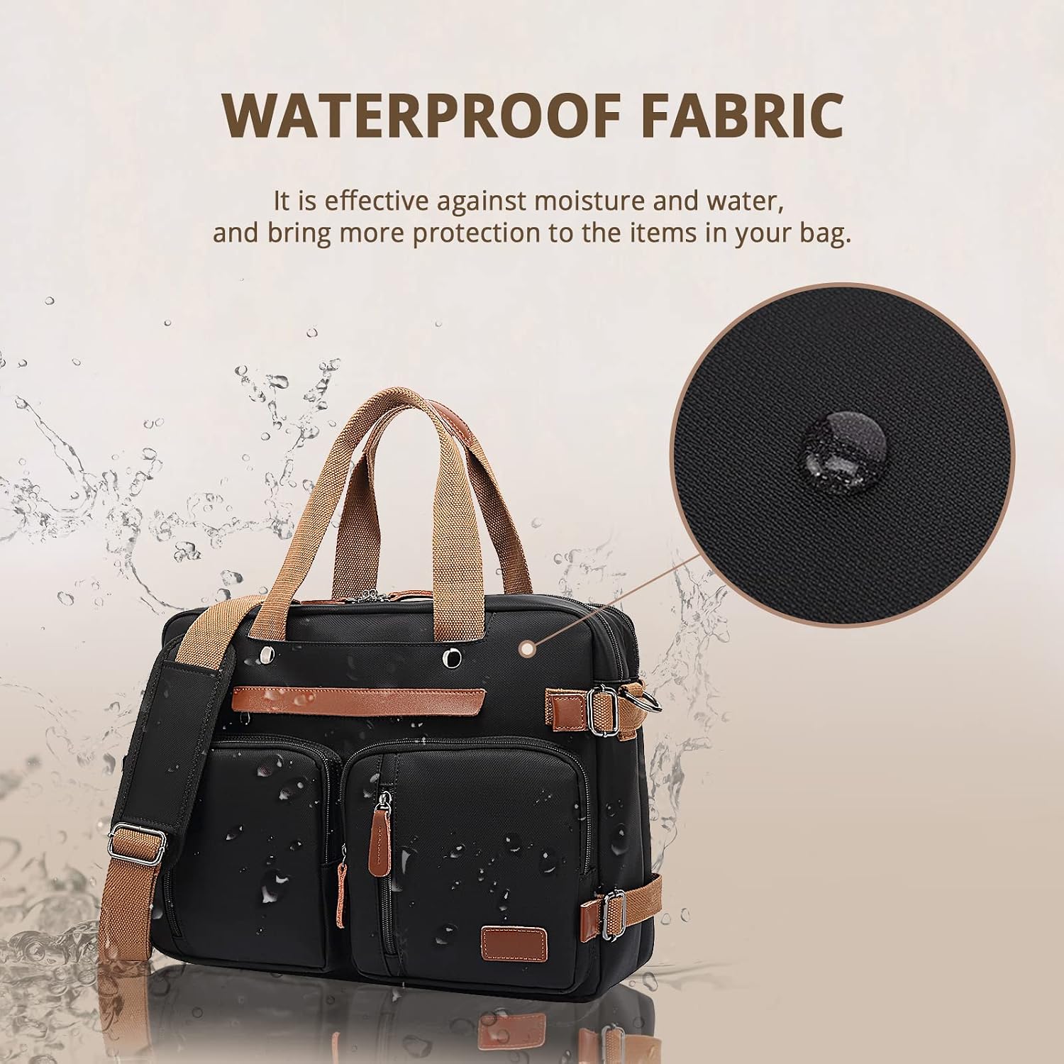 15.6 inch Laptop Backpack for Men Women,3 in 1 Briefcases For Men,Messenger Bag Laotop Bag Computer Bags For Work