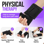 Wrist Ice Pack Wrap - 2 Pack Reusable Hot Cold Therapy Wrist Ice Pack for Carpal Tunnel Relief, Adjustable Wrist Ice