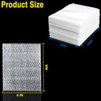 Ultimate Bundle: 100pcs 6x8" Bubble Pouch Wrap+ 25pcs 14x18" EPE Foam Pouches for Secure Shipping & Protection