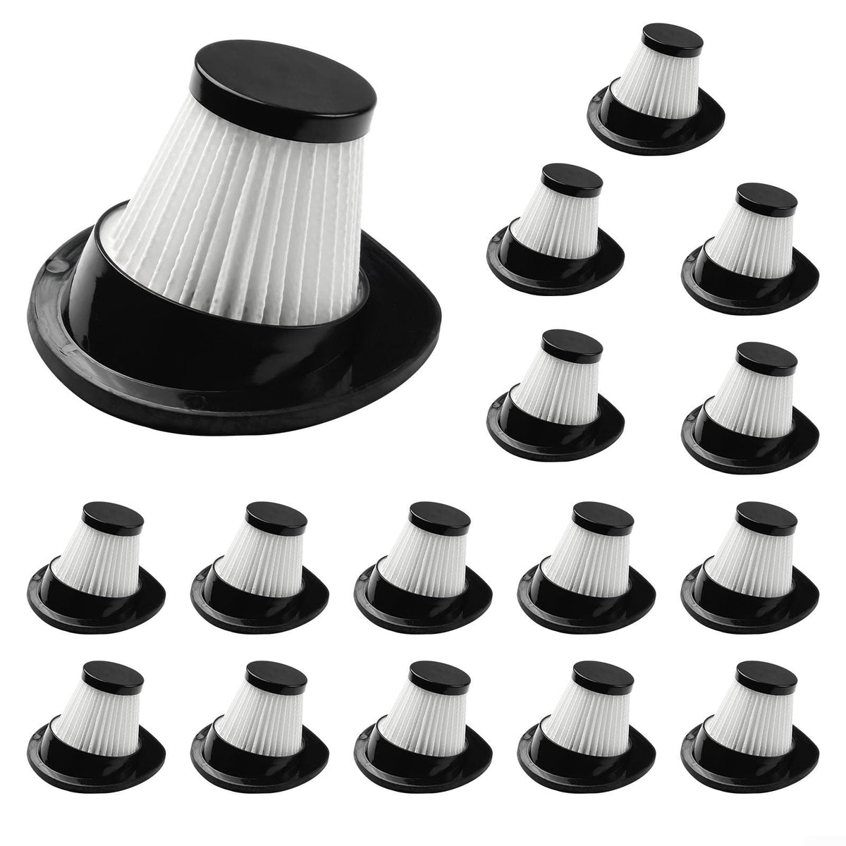 Replacement Handheld Filters Washable Reusable Vacuum Filter For VL189(16 PACK)
