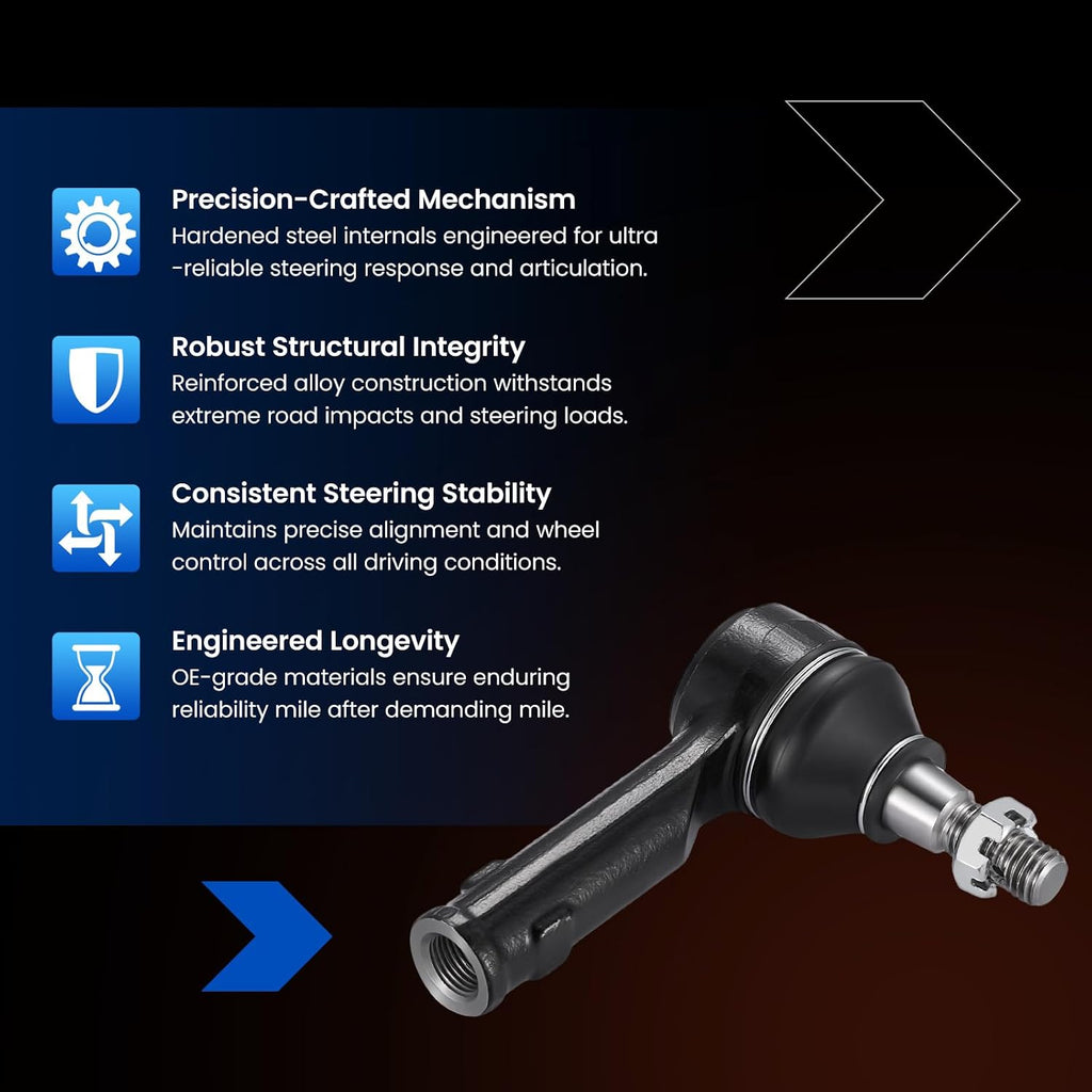 1PC Front Outer Tie Rod End Compatible with Ford F150 2004‑2008
