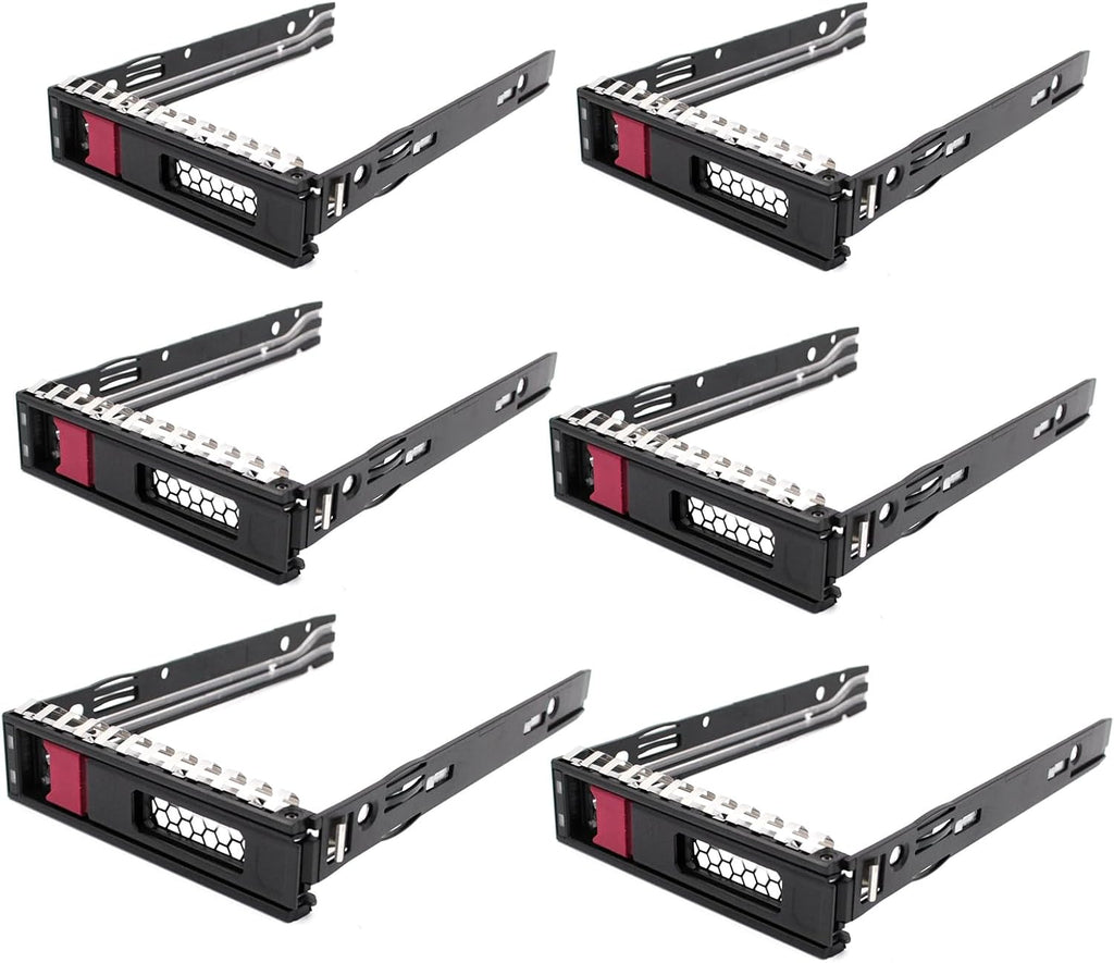 6-pcs Hard Drive Bracket 774026-001 797520-001 797519-001 SSD Bracket 3.5 Hard Drive Caddy Compatible for HP ProLiant ML110 ML350 DL325 ML30 DL20 G10 Gen10 for HP Apollo 4510 4200 G9 Gen9