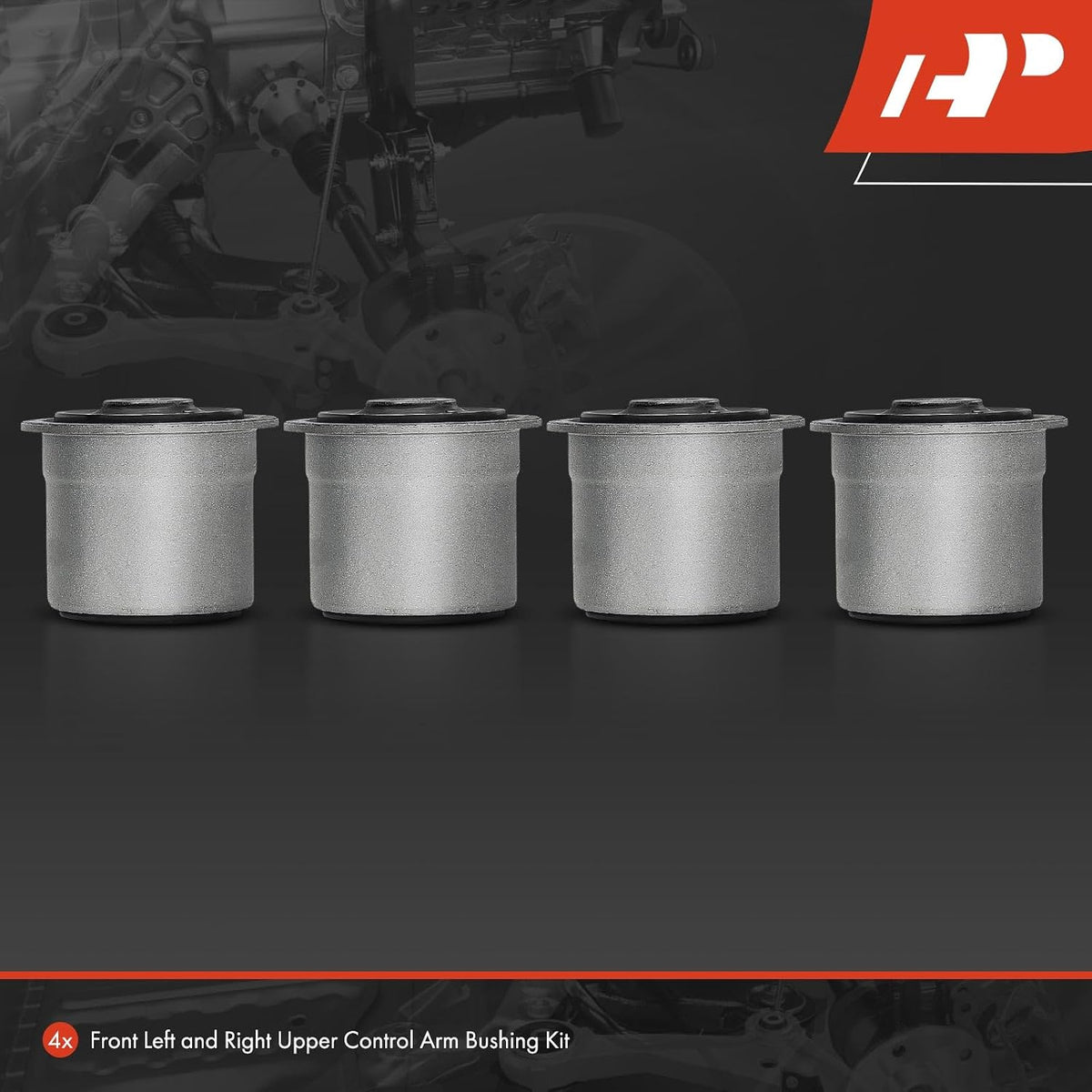 A-Premium Front Upper Control Arm Bushing Kit, Compatible with Jeep