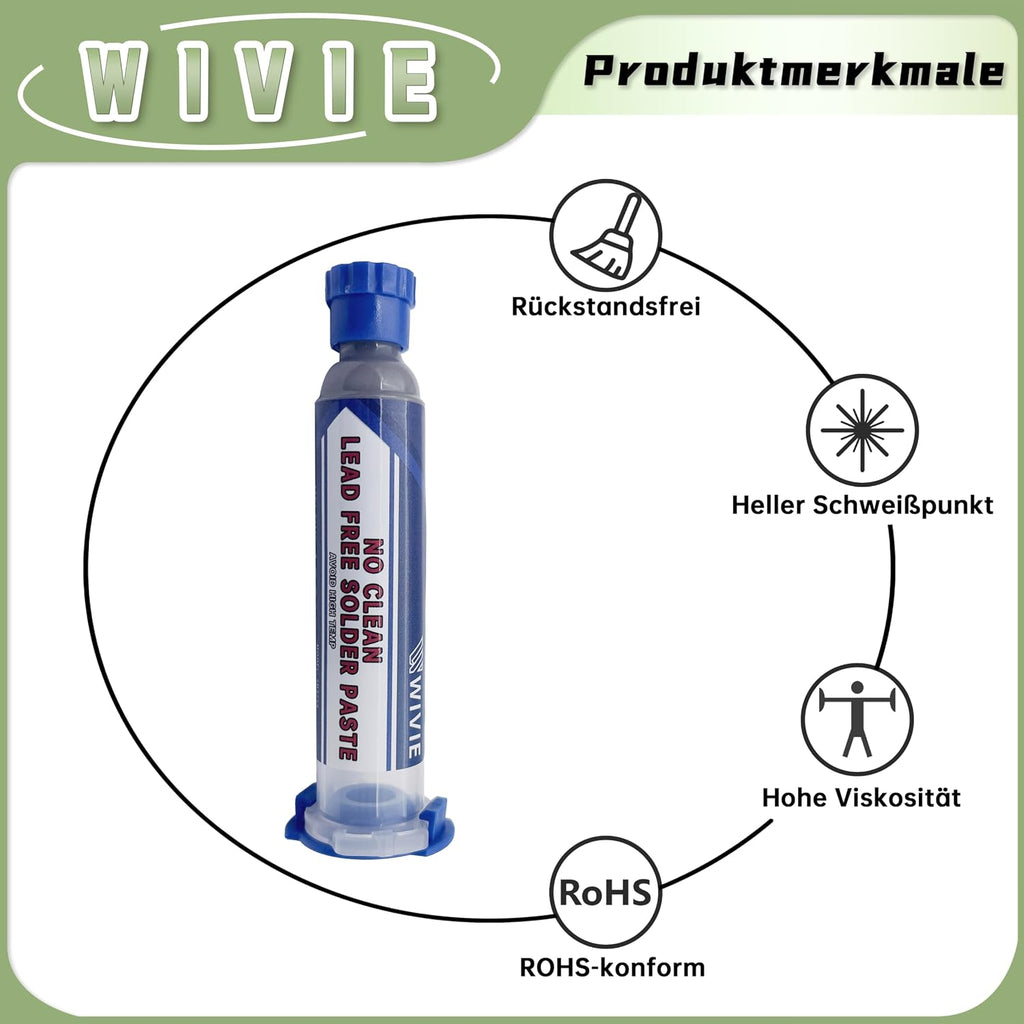 Sn42/Bi58 Lead-Free Solder Paste, 138℃ Melting Point, T4 Particle (20g)