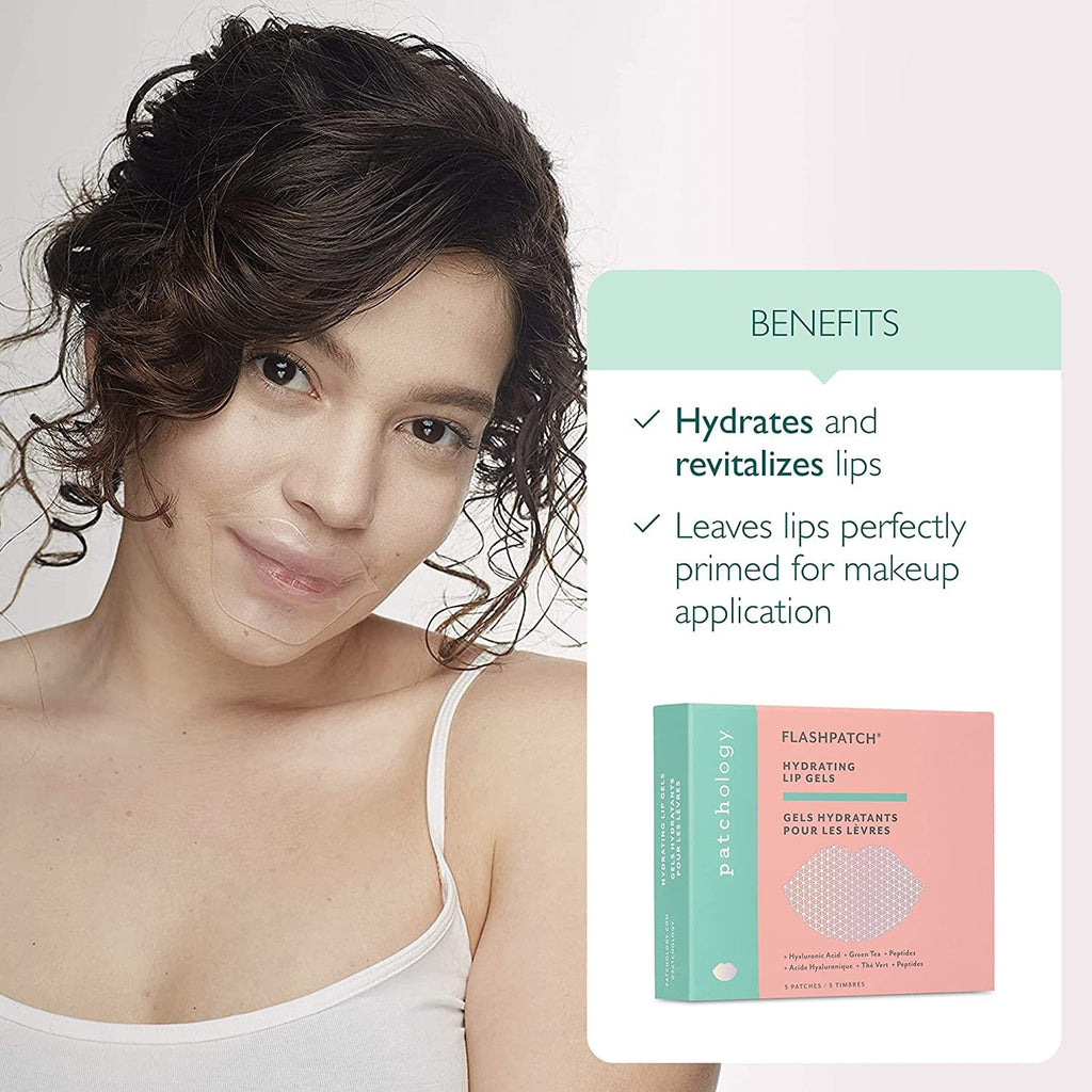 FlashPatch Overnight Lip Mask Patches for Dry Lips | 5pk