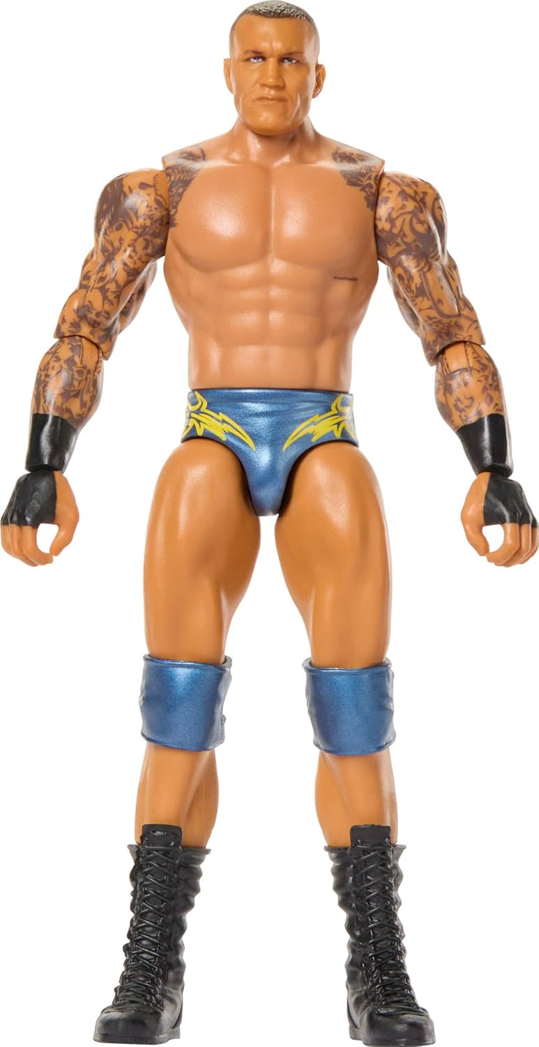 WWE Randy Orton Action Figure, Main Event Series #163, 6-inch Collectible Superstar with 14 Articulation Points &