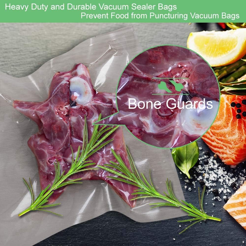 Vacuum Sealer Bags Rolls with 2 Pack 11"x50' for Food Storage