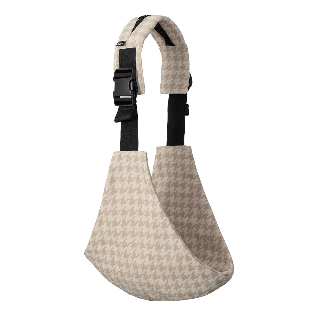 Baby Sling Carrier for Toddler, Houndstooth Baby Carrier Sling, Premium Cotton Linen Adjustable in Both Front and