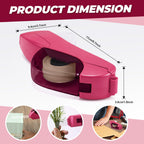 Automatic Tape Dispenser with Multiple Rolls of Tape, Red