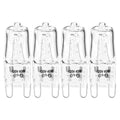 BTFO 4pcs G9 120V 40W Halogen Light Bulbs Under Hood for Microwave Oven