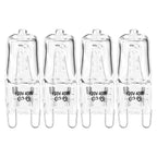 BTFO 4pcs G9 120V 40W Halogen Light Bulbs Under Hood for Microwave Oven