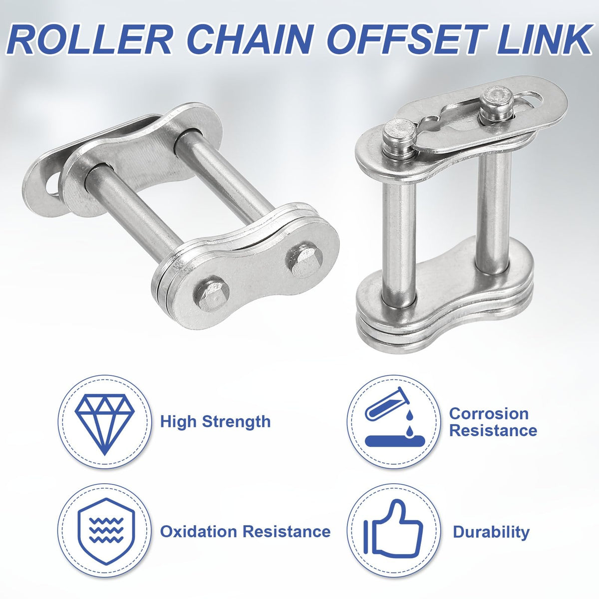 DTGN 3Pcs ANSI #40 Roller Chain Connect Link, 12.70mm Pitch