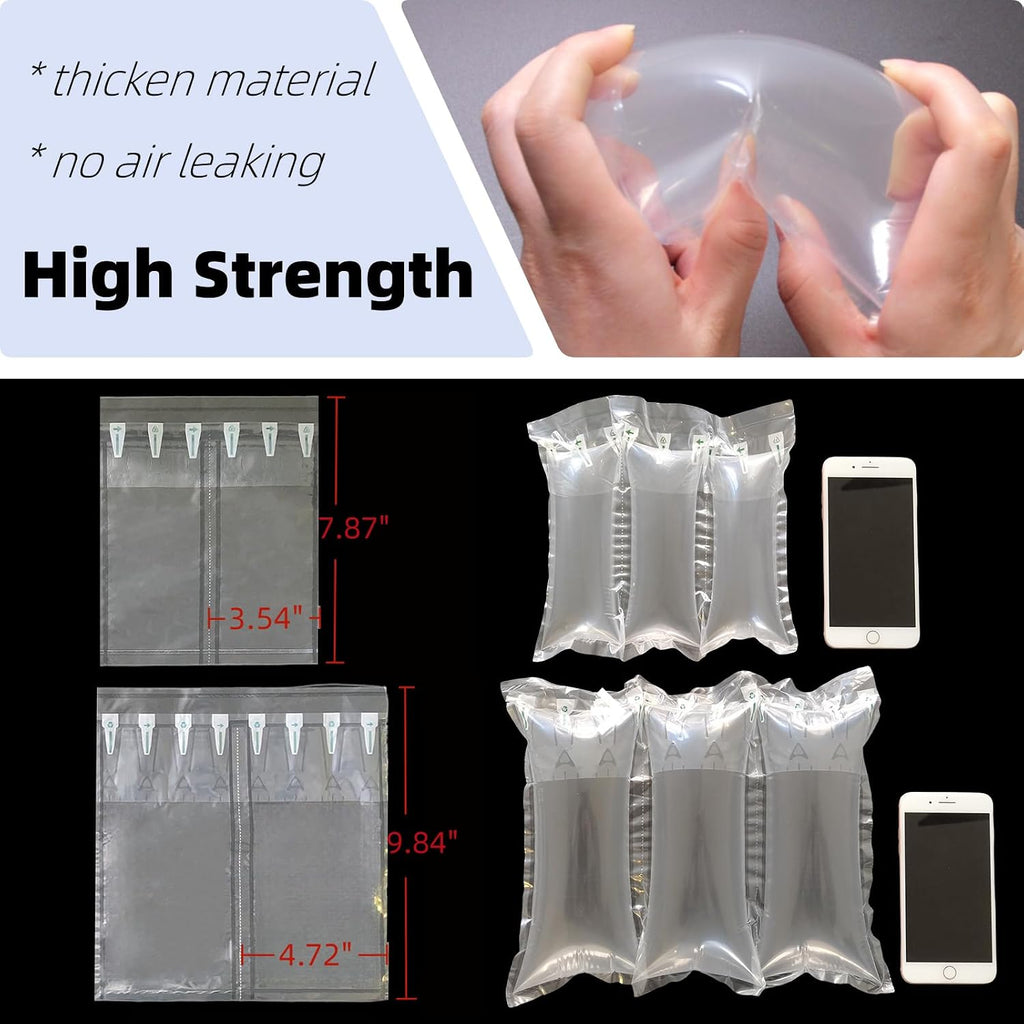 Air Pillows for Shipping with Pump 800 Count Packaging Air Bags Inflatable Shipping Supplies Box Filler Packing