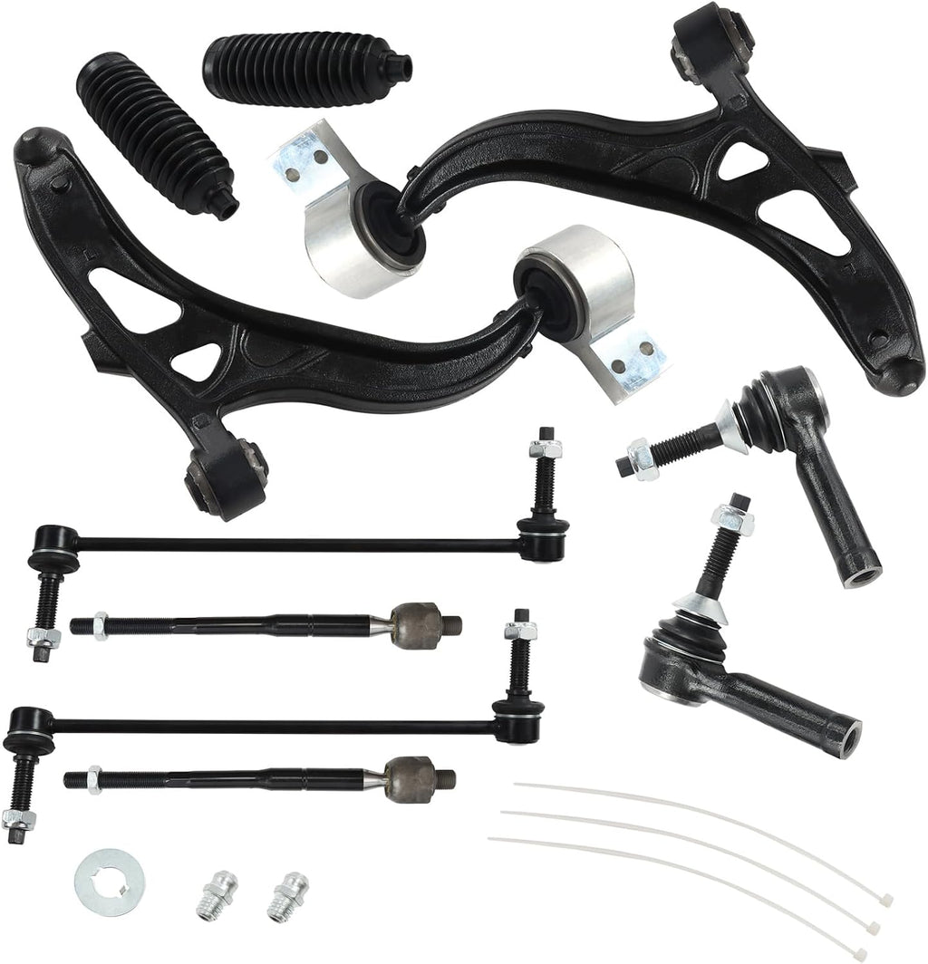 labwork 10pc Steering Front Lower Control Arms Replacement for Ford Explorer 2011-2017