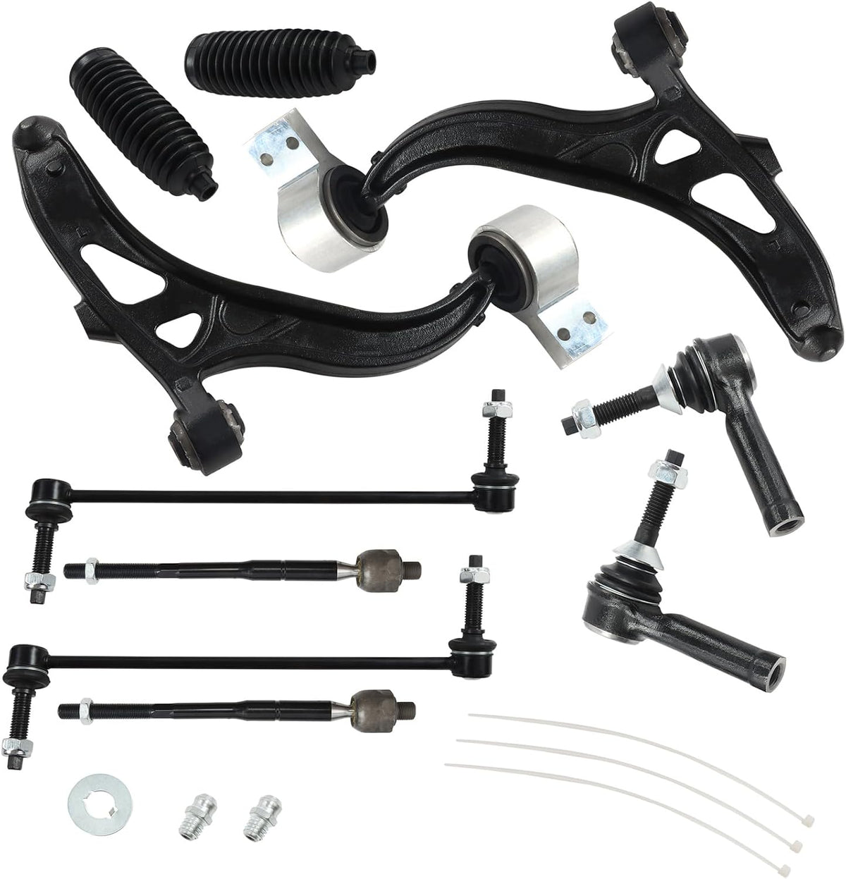 labwork 10pc Steering Front Lower Control Arms Replacement for Ford Explorer 2011-2017