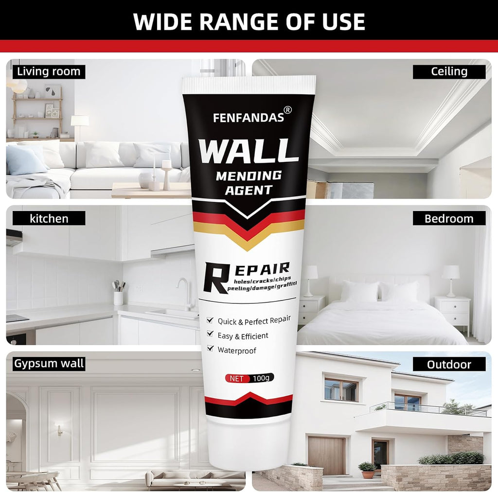 Drywall Repair Kit, Drywall Hole Patch Repair Kit Spackle Wall Repair Kit | Drywall Putty for Filling Holes and Creak
