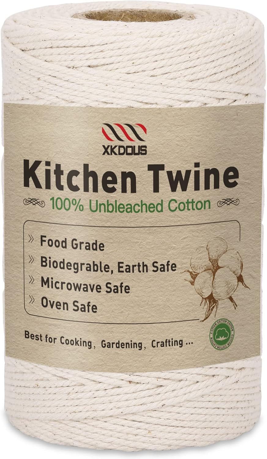 476ft Butchers Cooking Twine, 100% 2mm Cotton Kitchen Twine String