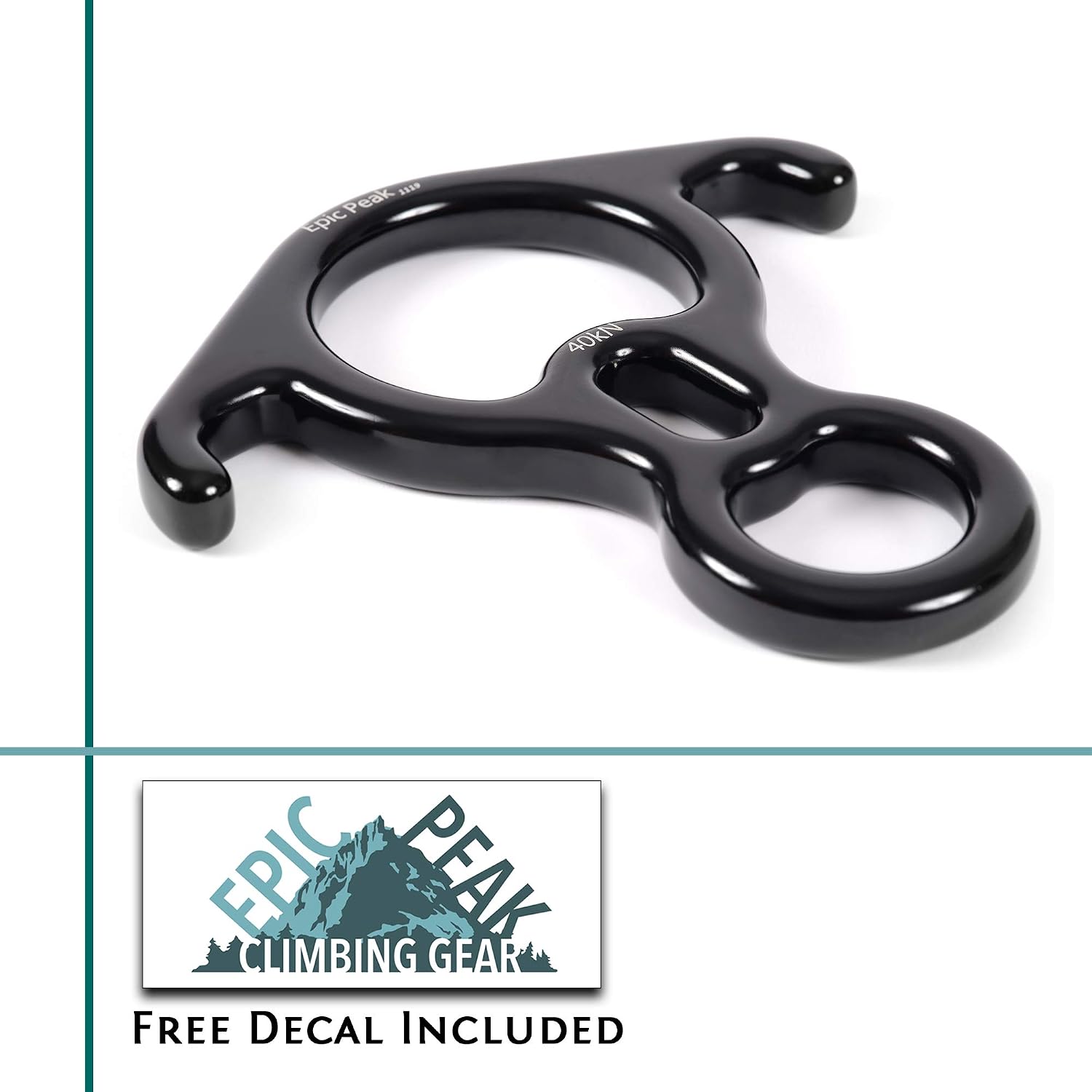 Rescue Figure 8 Descender - Gear for Belaying, Rappelling, Rock Climbing, Training, Emergency - Serious Rope Action