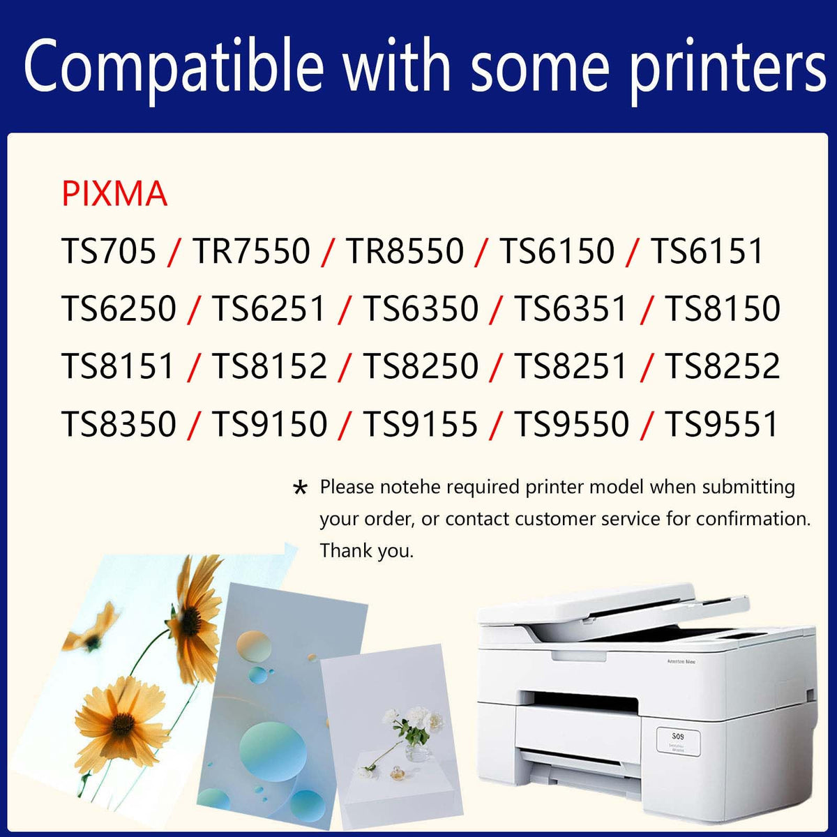PGI-580XXL CLI-581XXL Ink Cartridges Replacement for Canon PGI-580 CLI-581