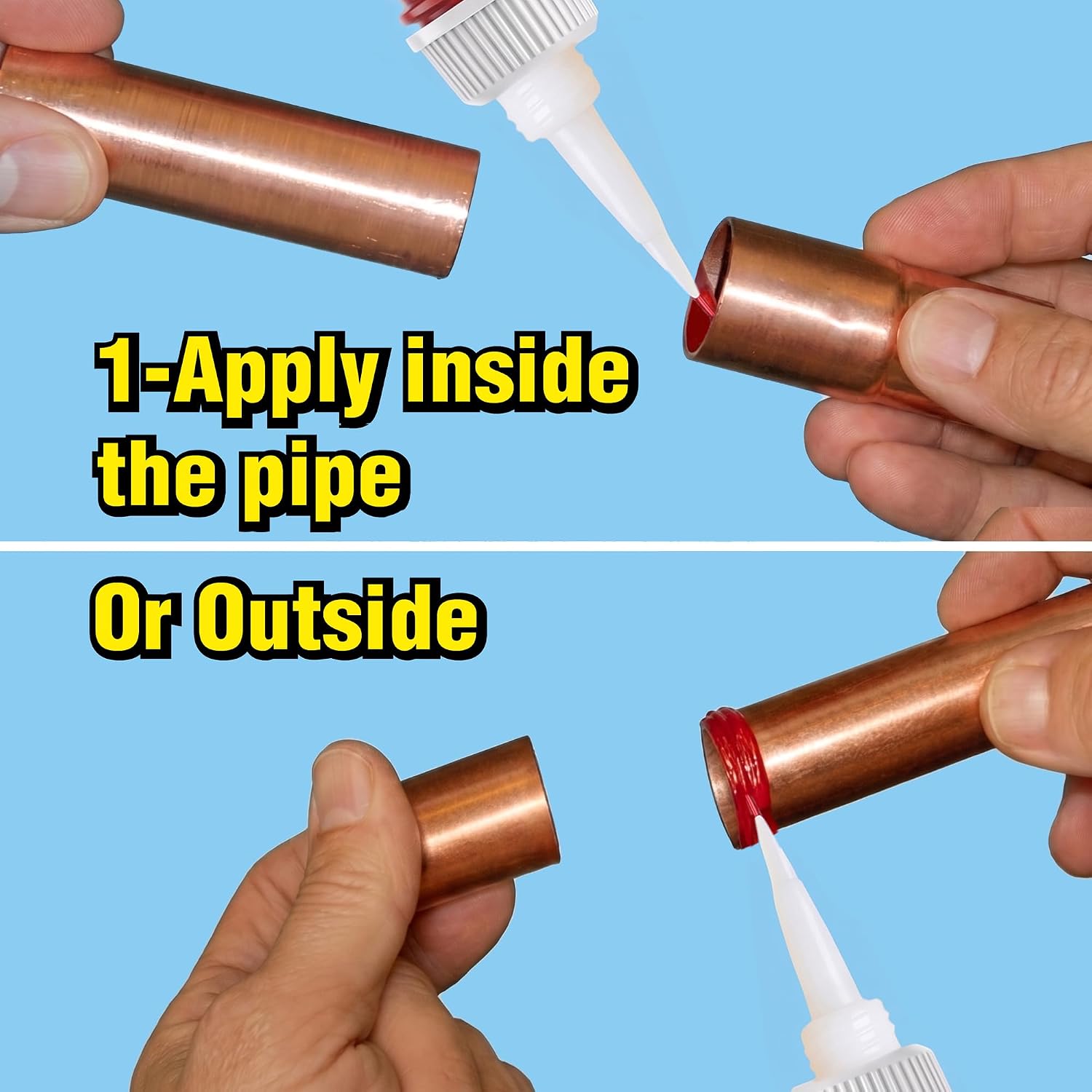 Copper Lock 10 ml No-Heat Liquid Solder, Pipe & Coupling Solder