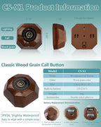Restaurant Pager System Table Call System with 15 Call Buttons