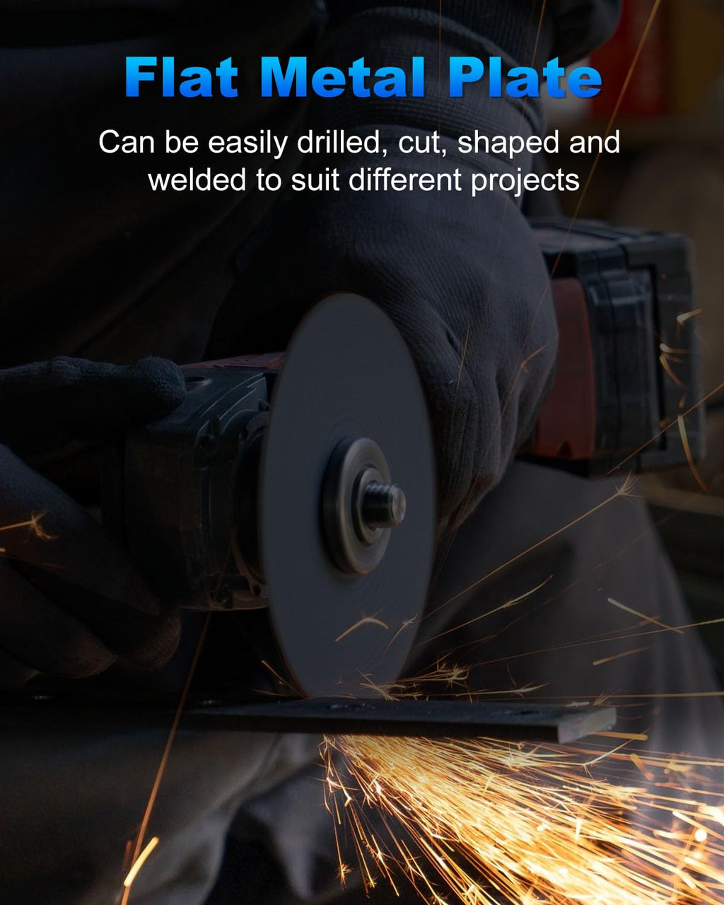 1 Pcs 12 x 24 x 1/8 Inch A36 Steel Plate Weldable Hot Rolled Steel | Weldable Steel Sheet Metal for Auto Body Repair