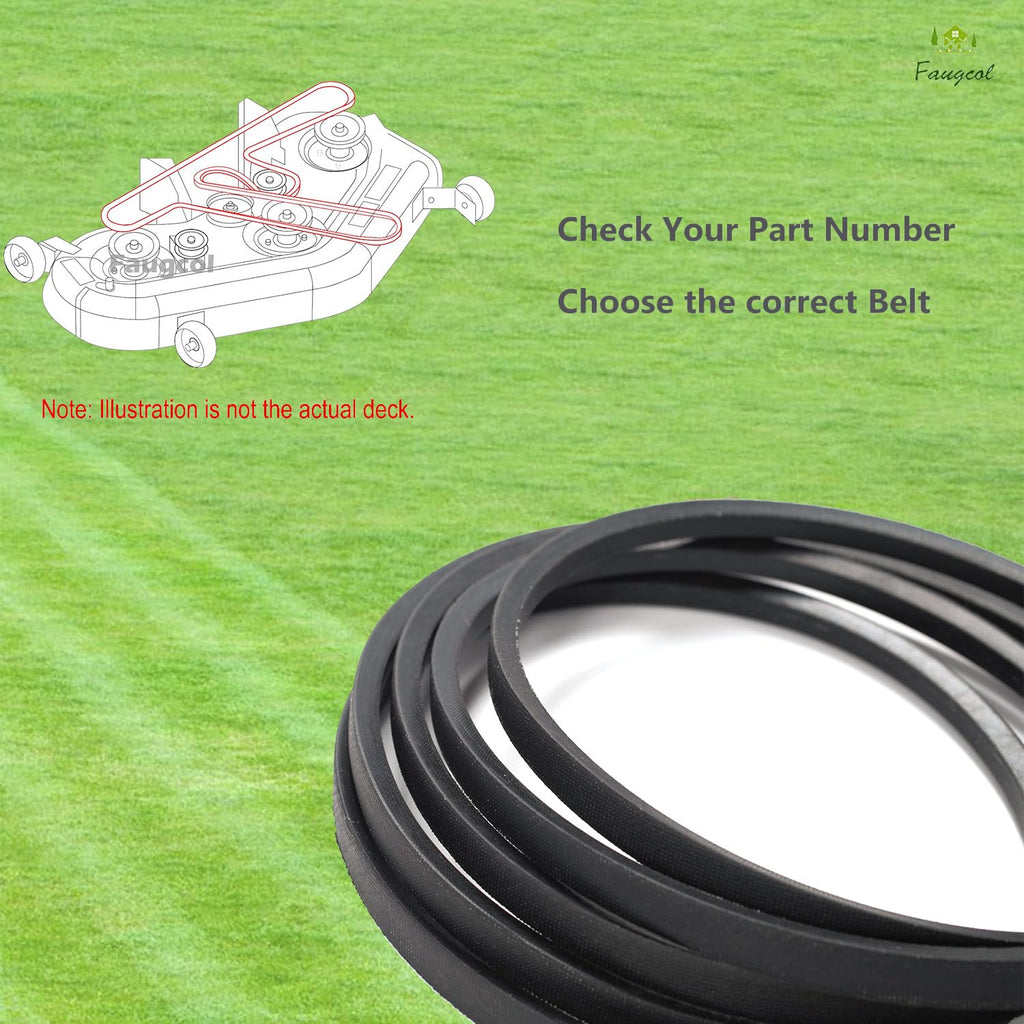 754P06094 Lawn Mower 60Inch Deck Belt for Cub Ct. 754-06094 490-501-C090 ZT2 ZT3 ZTX4 ZTX5 ZTX6 17RIEAC5010 17AIEAC5010 17AZEAC5010