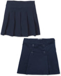 Girl's Pleated/Button Skort