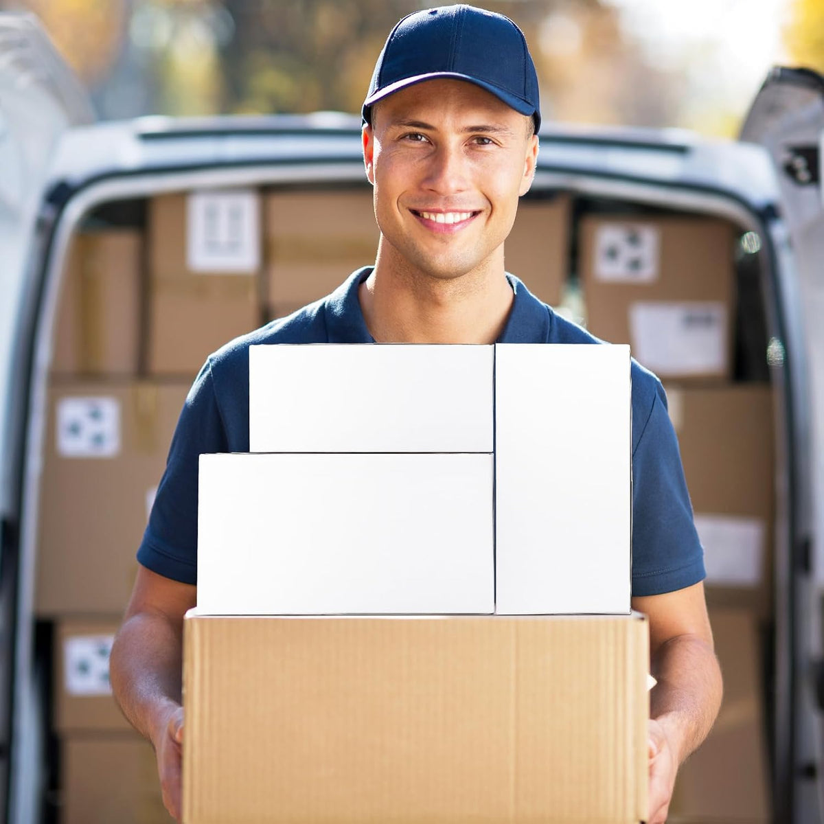 30 Pack Small Shipping Boxes Assorted Sizes, White Corrugated Box Mailers, 9x6x4 & 10x7x5 & 11x6x6 10 PCS Each Small